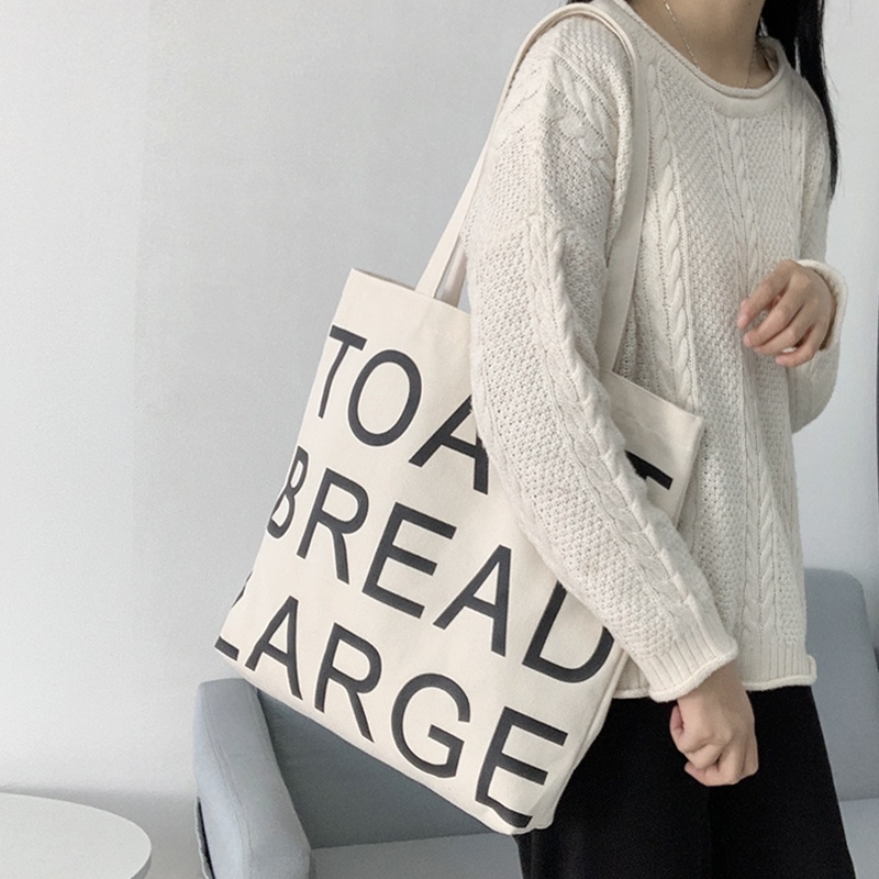 Túi vải tote đeo chéo thời trang giá rẻ trơn TX779