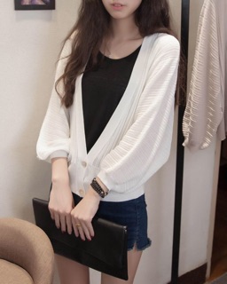 Carigan gân 2 cúc cho nữ