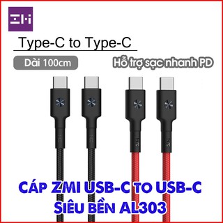 CÁP SẠC TYPE-C TO TYPE-C XIAOMI ZMI AL303
