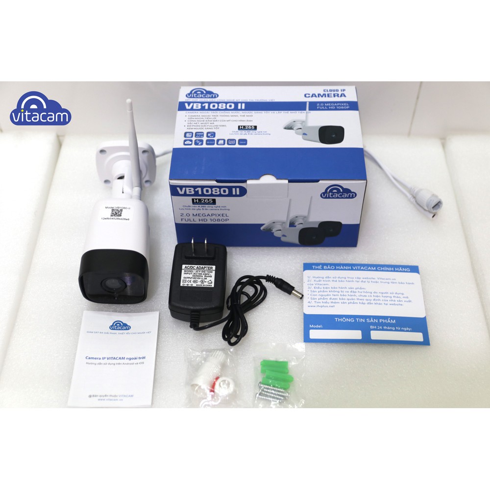 CAMERA IP NGOÀI TRỜI VITACAM VB1080 - 2.0MPX FULL HD