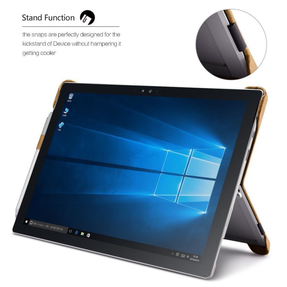 Ốp lưng da thật Icarer Surface Pro 4,5,6,7 - Hàng chính hãng