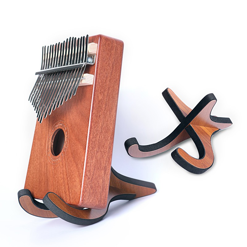 Giá đỡ đàn kalimba 10-17 phím bằng gỗ tiện dụng