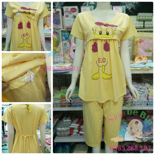 Bộ bầu lửng đa năng cotton cao cấp mẫu vịt donal