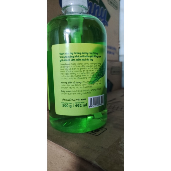 Nước rửa tay Senny khử mùi tanh 500g hương trái cây