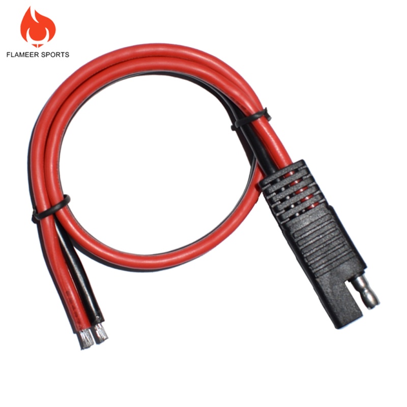 Flameer Sports  12AWG 30A Hot Solar Panel Battery SAE Plug Extension Lines Connector Cable