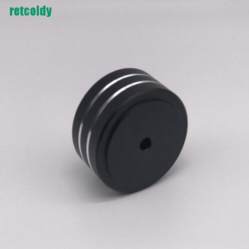 [RTL] 40x20mm aluminum hifi amp speaker isolation stand turntable dac feet pad black*4 Cor