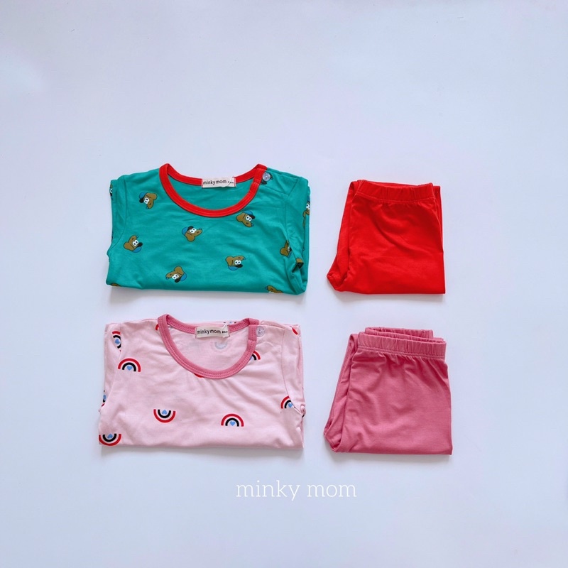 Bộ minky mom thun lạnh dài tay ❤️ freeship ❤️ đồ ngủ cho bé trai bé gái minky mom loại 1
