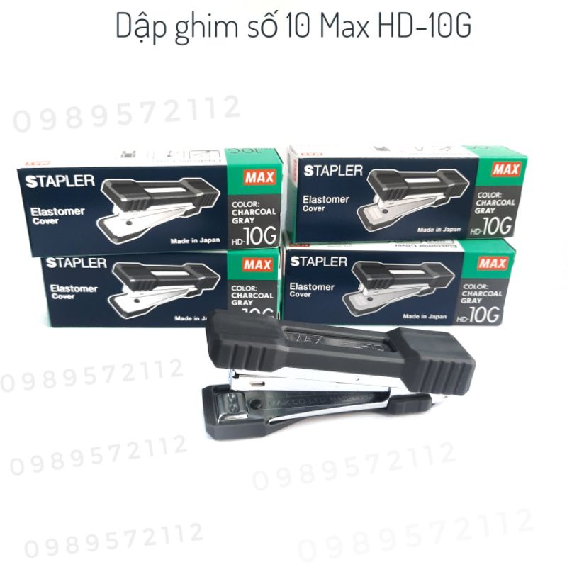 Dập ghim số 10 max HD-10G có đệm cao su.