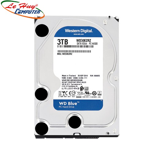 Ổ cứng HDD Western Digital Blue 3TB 3.5" SATA 3 - WD30EZRZ