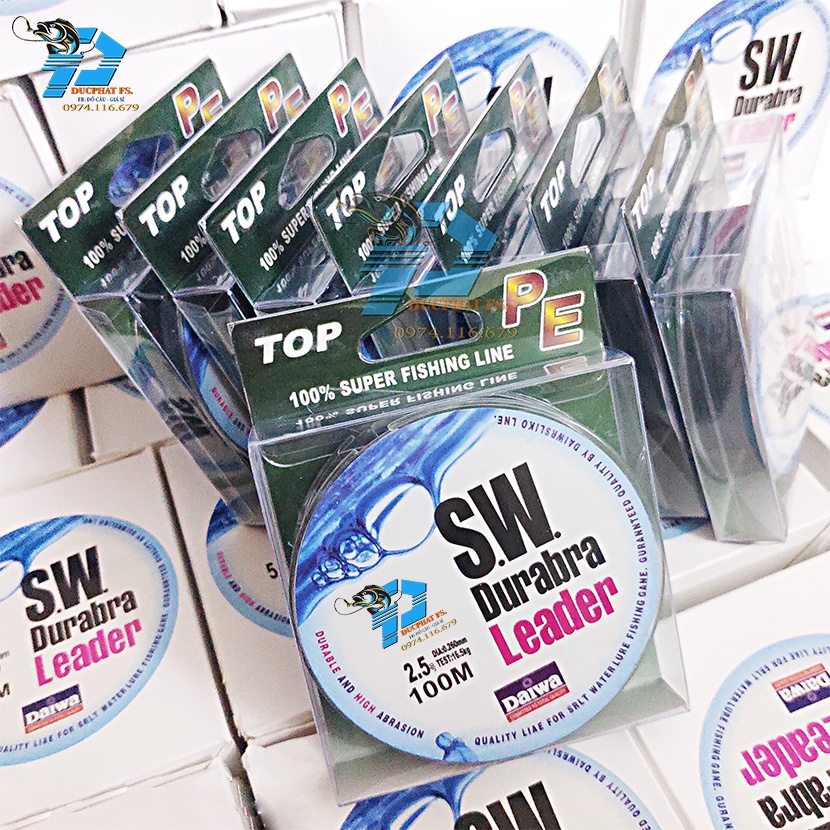 DÙ CÂU CÁ SIÊU BỀN DAIWA SW ,CÂU LURE ,BUỘC THẺO