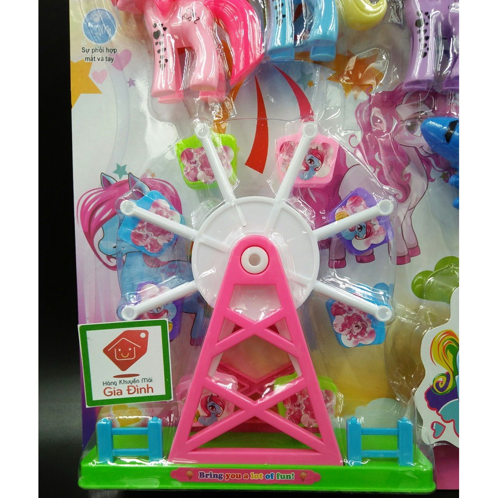 BỘ CÔNG VIÊN TRÒ CHƠI NGỰA PONY - Hàng tặng của sữa Nutifood | BigBuy360 - bigbuy360.vn