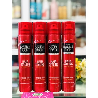 Keo Xịt Giữ Nếp Tóc170ml Double Rich Hair Spray, Với Tất Cả Là Chính Hãng.
