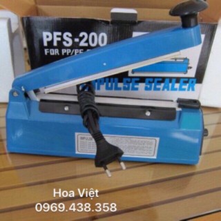 Máy hàn miệng túi pfs-200mm |máy cắt màng co| máy ép miệng túi pfs 200mm| máy hàn ép màng co