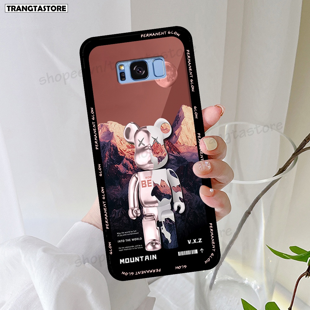 Ốp lưng Samsung S8 / S8 Plus / S8+ in hình gấu Bearbrick,Mountain,xanh,đen,đỏ giá rẻ
