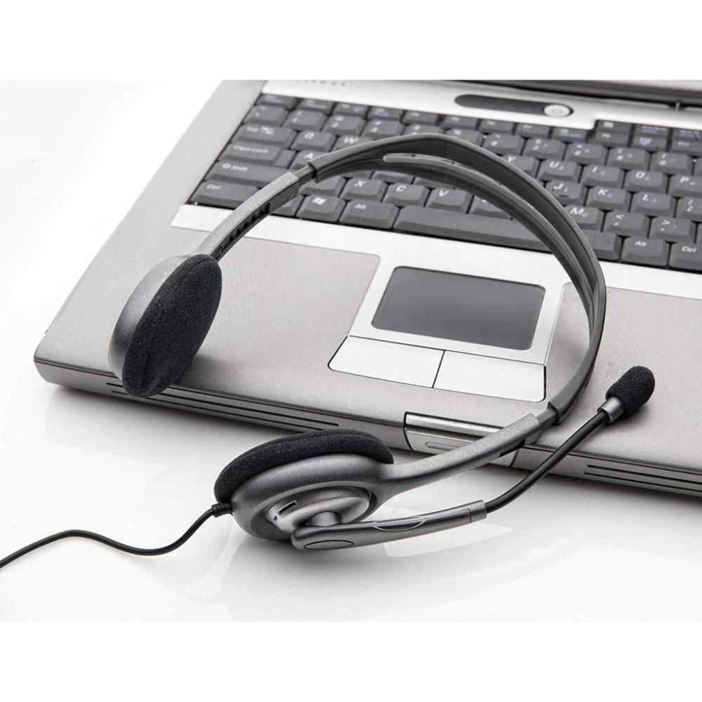 Tai nghe Logitech H110 - Âm thanh nổi (2 Giắc) - Bảo Hành 12 tháng