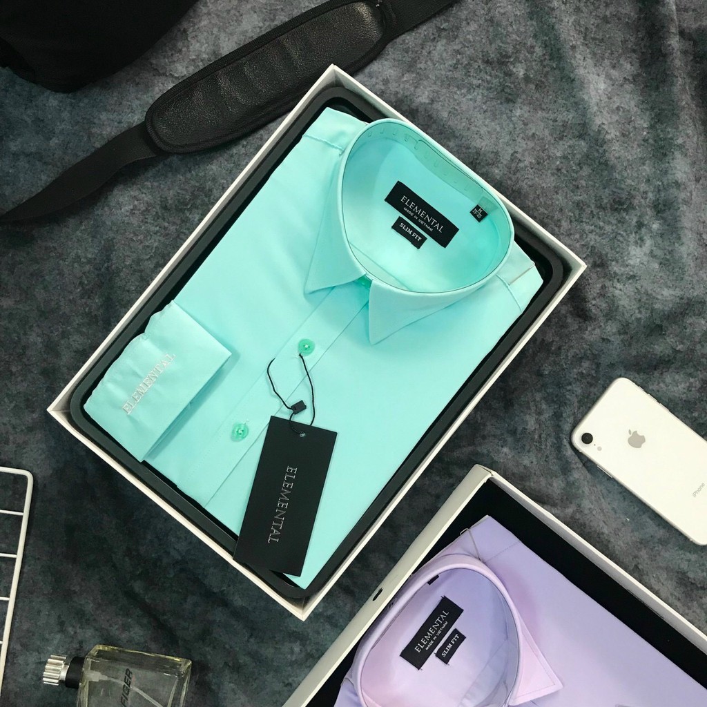 ÁO SƠ MI NAM CÔNG SỞ THÊU TAY KHÔNG NHĂN | BigBuy360 - bigbuy360.vn