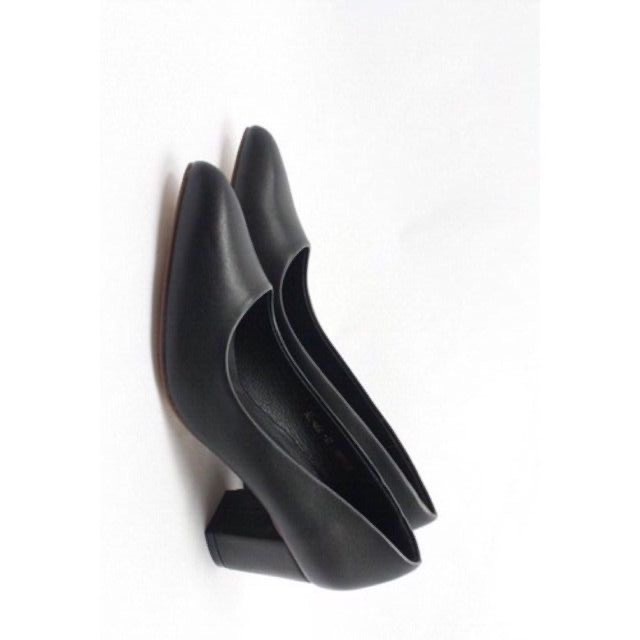 Giày Cao Gót Công Sở 5 Phân Chất Da Mềm Đế Đước Làm Bằng Cao Su Cao Cấp Bền Đẹp Size 35 - 39