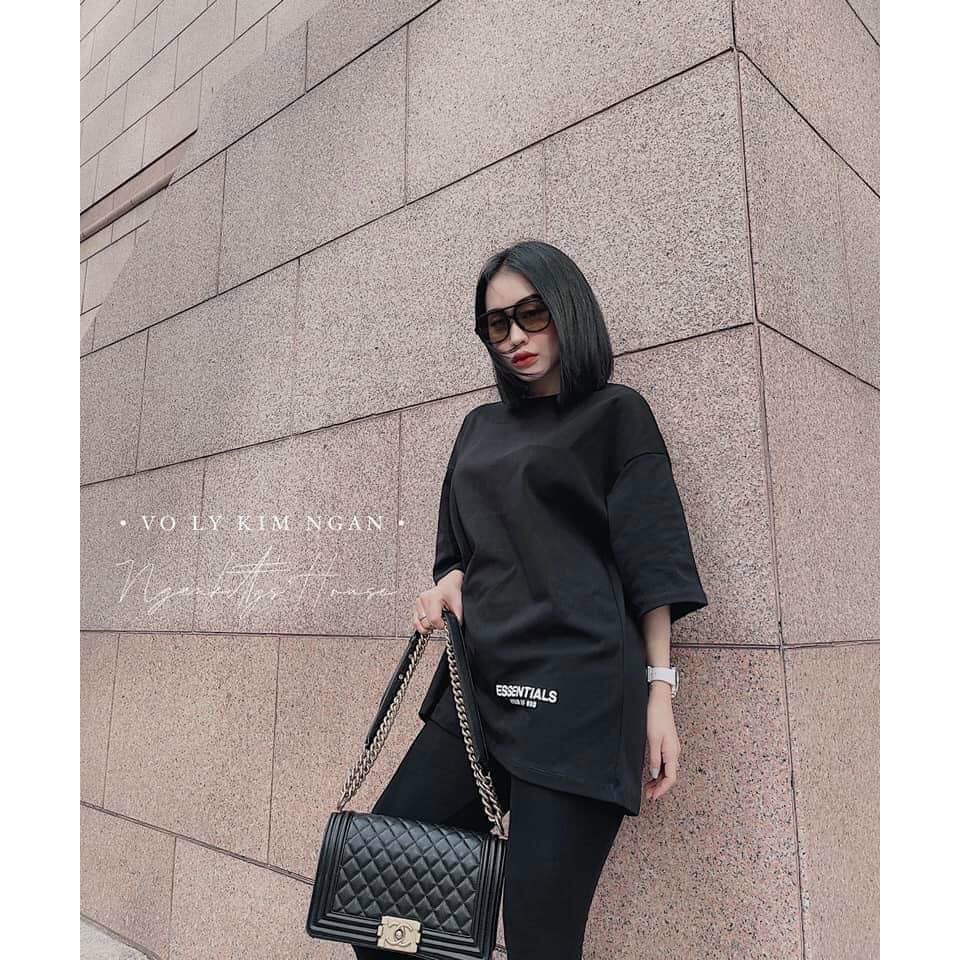 Bộ cotton áo rộng + quần sọc đùi ( kèm ảnh thật, video ) | BigBuy360 - bigbuy360.vn