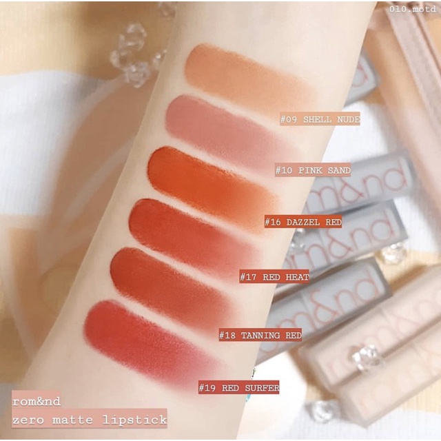 Son Lì Siêu Nhẹ Môi Romand Zero Matte Lipstick - HONGS BEAUTY