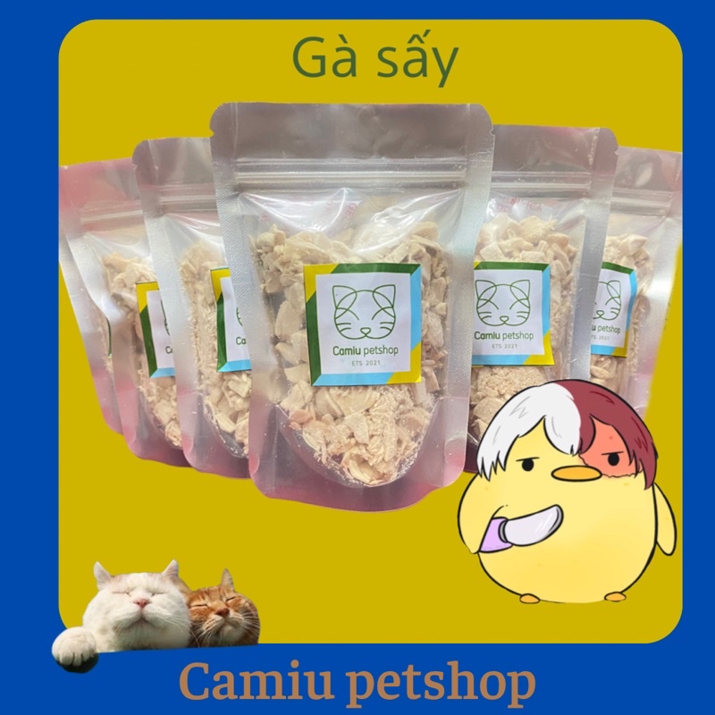 GÀ SẤY CHO BOSS ÊU (gói 50g)