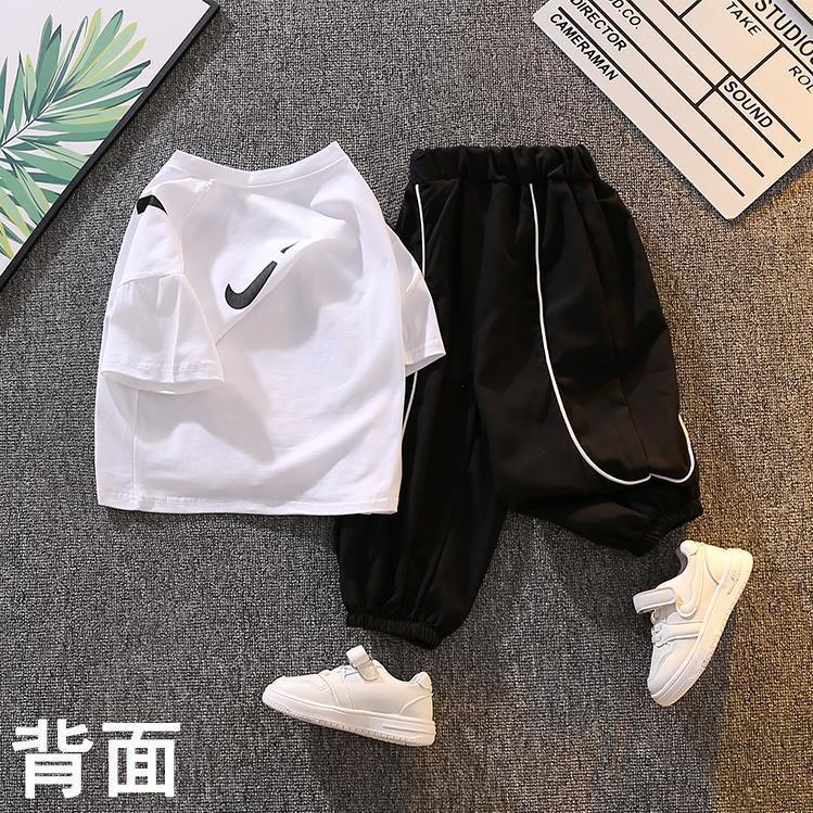 Áo Thun Hip Hop Tay Lửng Cổ Tròn Phong Cách Phương Tây Cho Bé 3-12 Tuổi