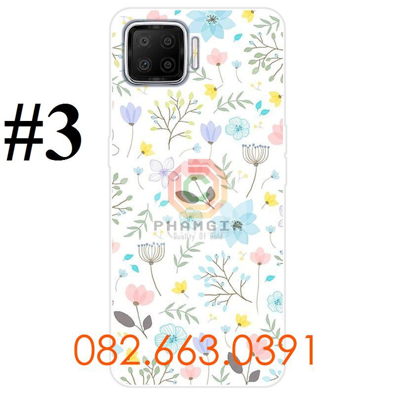 Ốp lưng Oppo A73 dẻo in hình hoa lá siêu đẹp