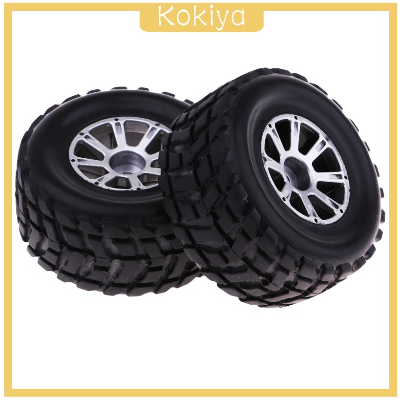 2 Bánh Xe Thay Thế Cho Mô Hình Xe Điều Khiển Từ Xa Wltoys A949 A969 K929 Buggy 1 / 18