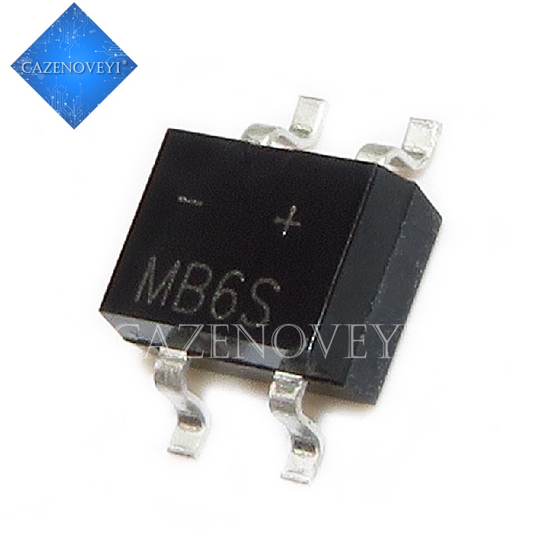 Bộ 10 linh kiện điện tử MB6S MB6 MB8S MB8 MB10S MB10 SMD-4