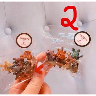 Túi 8 cặp tóc cho bé -Sét cặp tóc cho em bé loại 8 món