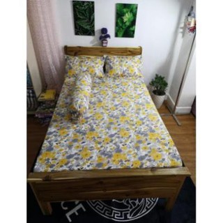 Bộ ga bọc nệm và 3 vỏ gối nằm cotton hàn quốc cao cấp ....