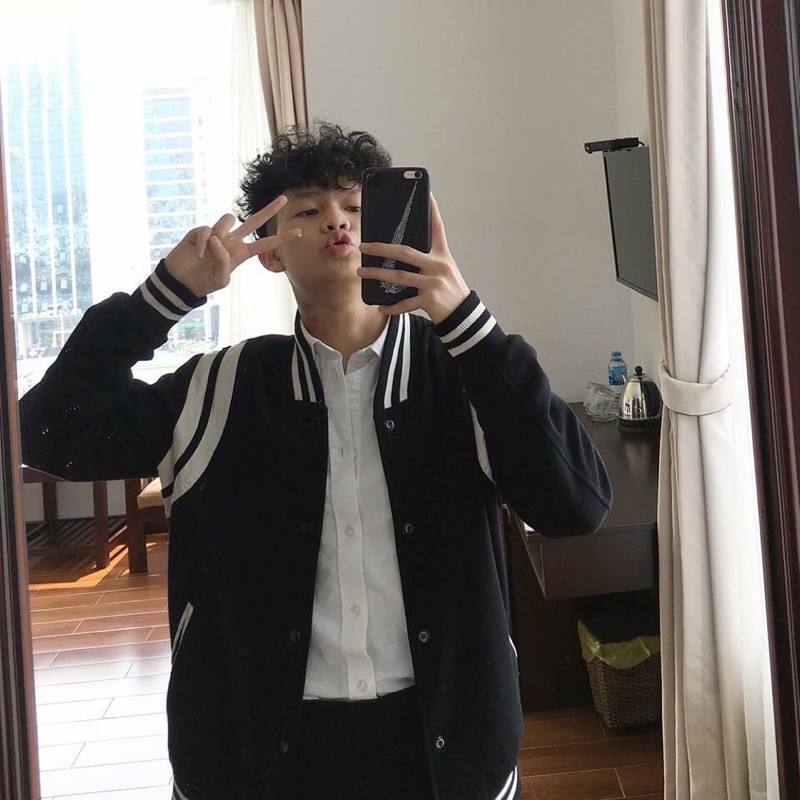 Áo khoác Bomber Teddy bóng chày chất dạ nhung cực xịn form đẹp chuẩn (Hình +Video thật 100%)