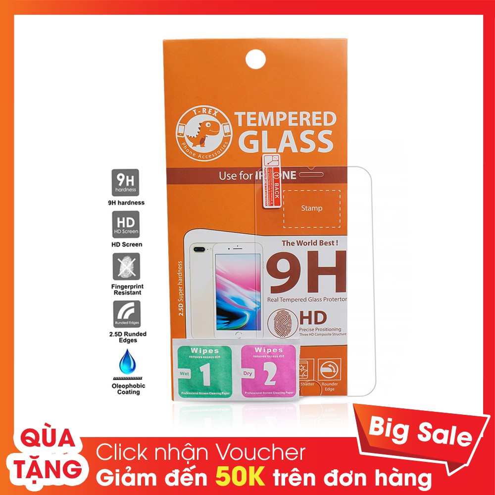 Miếng Dán Cường Lực Điện Thoại Iphone 9H 2,5D