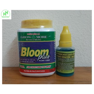ComBo 1 Lọ Hùng Nguyễn 20Ml + 1Lọ Phân bón lá GROWMORE BLOOM PLUS 100G, Bổ Sung Chất Sơ Giúp Cây Chắc Khỏe, Siêu Ra Rễ