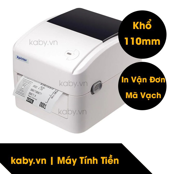 [Có Video] Máy In Mã Vạch Và Vận Đơn TMĐT XPRINTER XP-420B (USB) Khổ 110mm