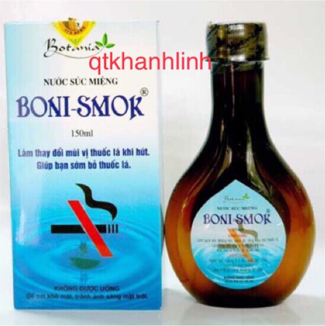 Súc miệng cai thuốc lá Bonismork