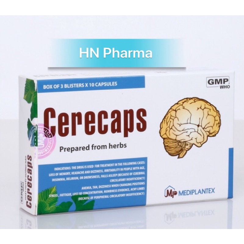 Hoạt huyết dưỡng não Cerecaps