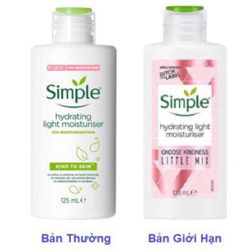 Kem Dưỡng Ẩm Simple Kind To Skin Hydrating Light Moisturiser