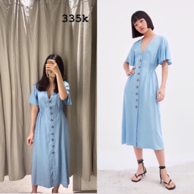 #zara VÁY CỔ CƯỜM