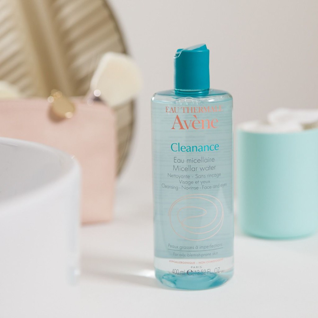 (Chuẩn Pháp-400ml) Tẩy trang Avène cho da dầu mụn