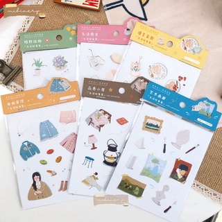 Set 3 sticker Life Collector trang trí sổ