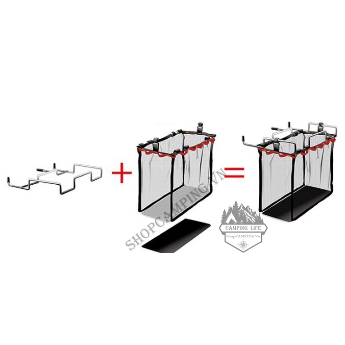 Giá treo túi đựng rác móc bàn tiện dụng