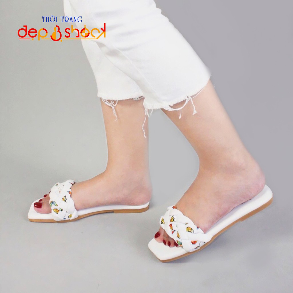 Dép nữ đi biển quai ngang thời trang 2021 có big size Hot MS 101