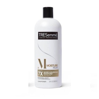 Dầu Xả Tresemme Moisture Rich 7X 828ml Mỹ - giúp khôi phục mái tóc hư tổn, khô, gãy ( không vòi )