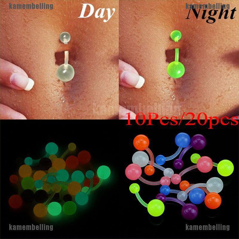 1 Bộ Khuyên Rốn Dạ Quang Nhiều Kiểu Dáng