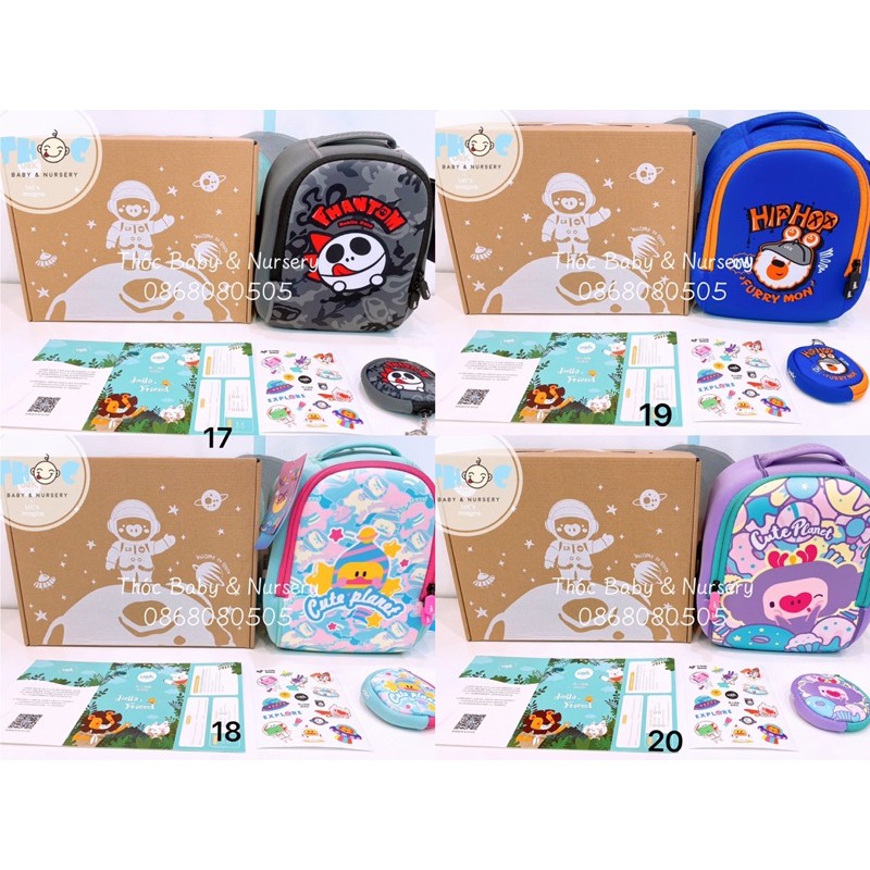 Balo hình thú UEK size S siêu nhẹ Thóc Baby Nursery