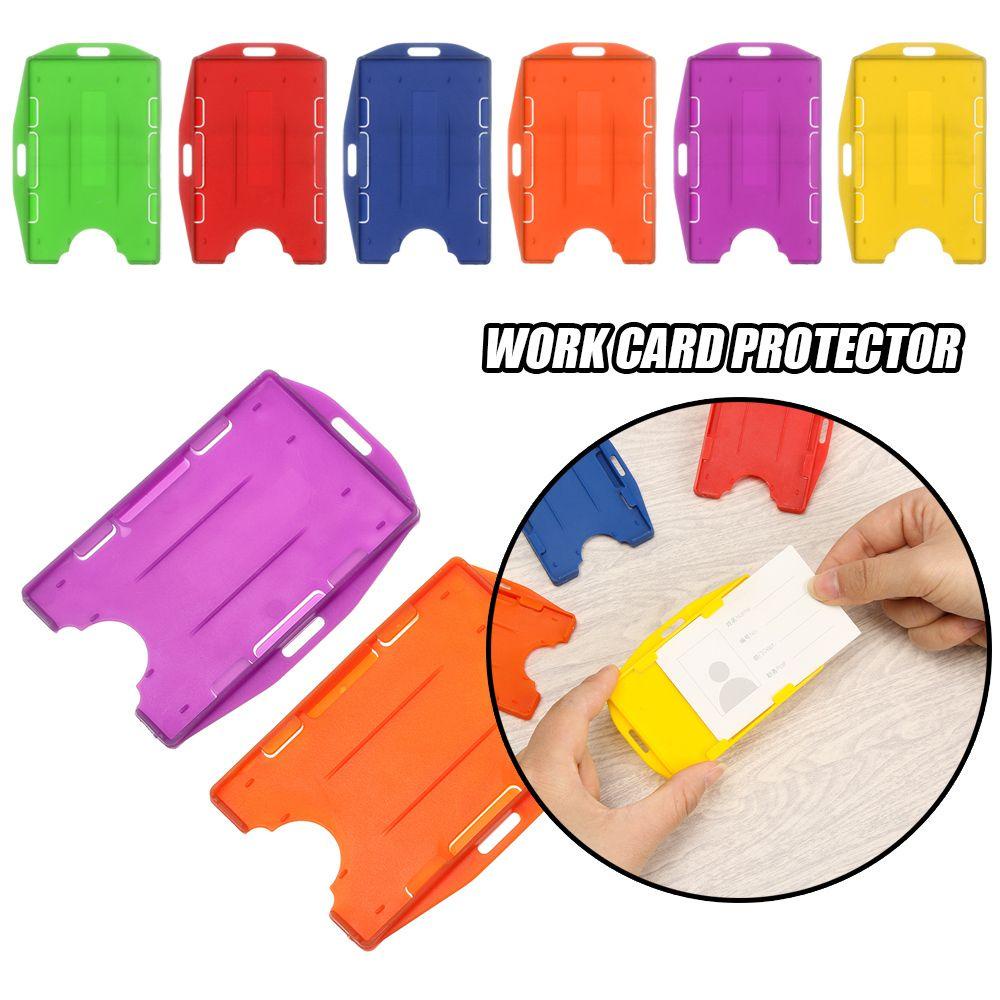 1 Vỏ Đựng Thẻ ID Đa Năng Nhỏ Gọn Cho Trường Học / Văn Phòng