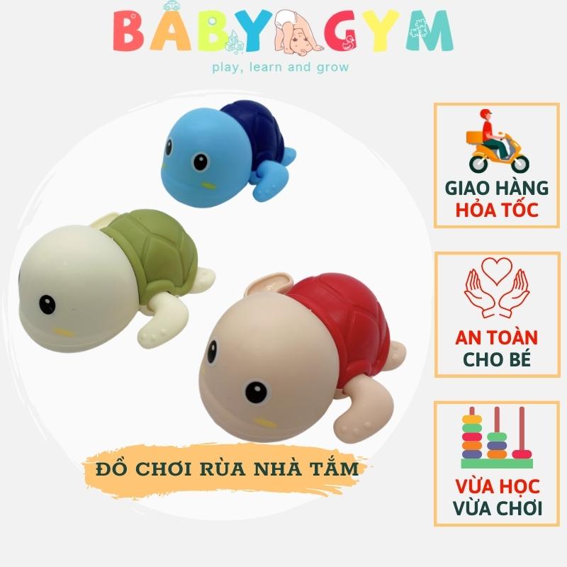 Rùa Con Thả Bồn Tắm Cho Bé Dễ Thương – Đồ Chơi Dây Cót Nhà Tắm Mini Hình Con Rùa Nhiều Màu Sắc
