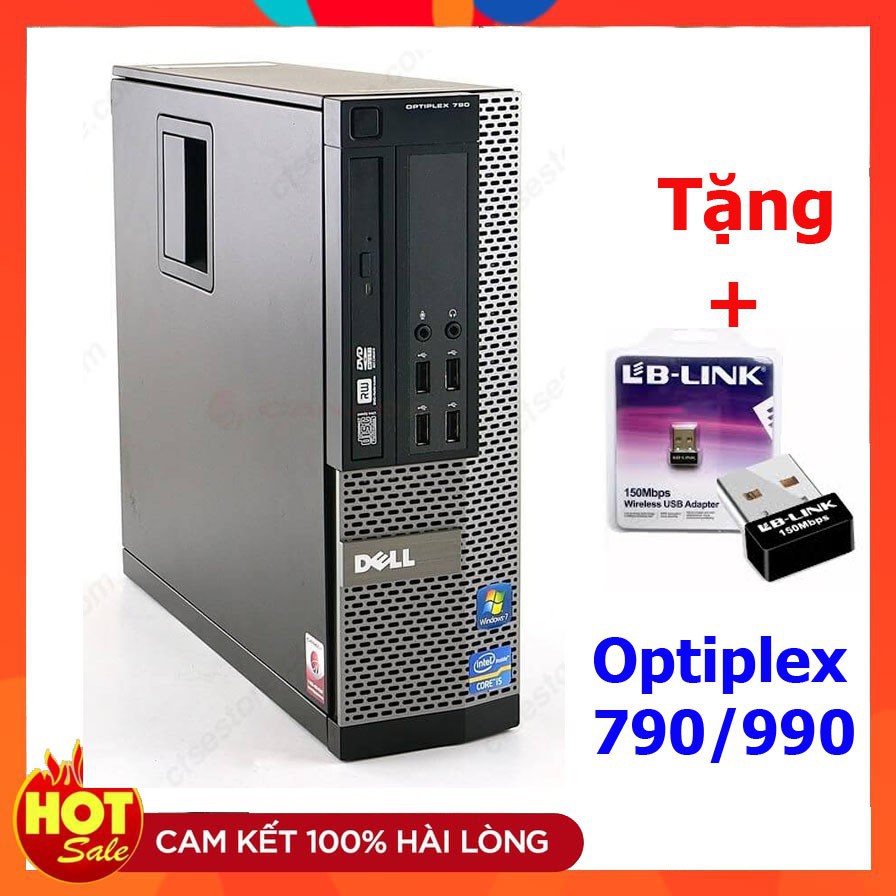 Máy tính đồng bộ Dell Optiplex 7010 Core i7 / Core I5 / Core I3 / Ram 4GB / SSD 120GB / 240GB - Tặng USB Thu Wifi 95 | BigBuy360 - bigbuy360.vn