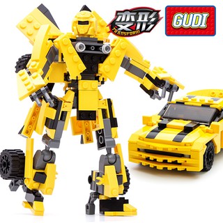(RẺ VÔ ĐỊCH) Bộ Lego Transformers Bumblebee 2 trong 1