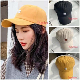 Mũ lưỡi trai Unisex Chữ M